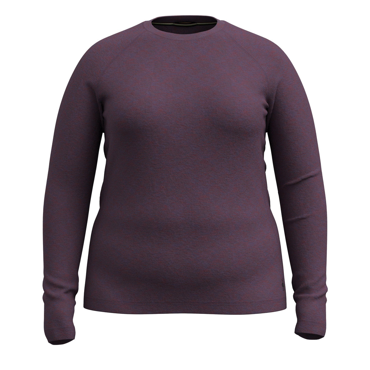 Smartwool Womens Classic Thermal Merino Base Layer Crew Plus - Clearance  -  3X / Purple Iris Heather