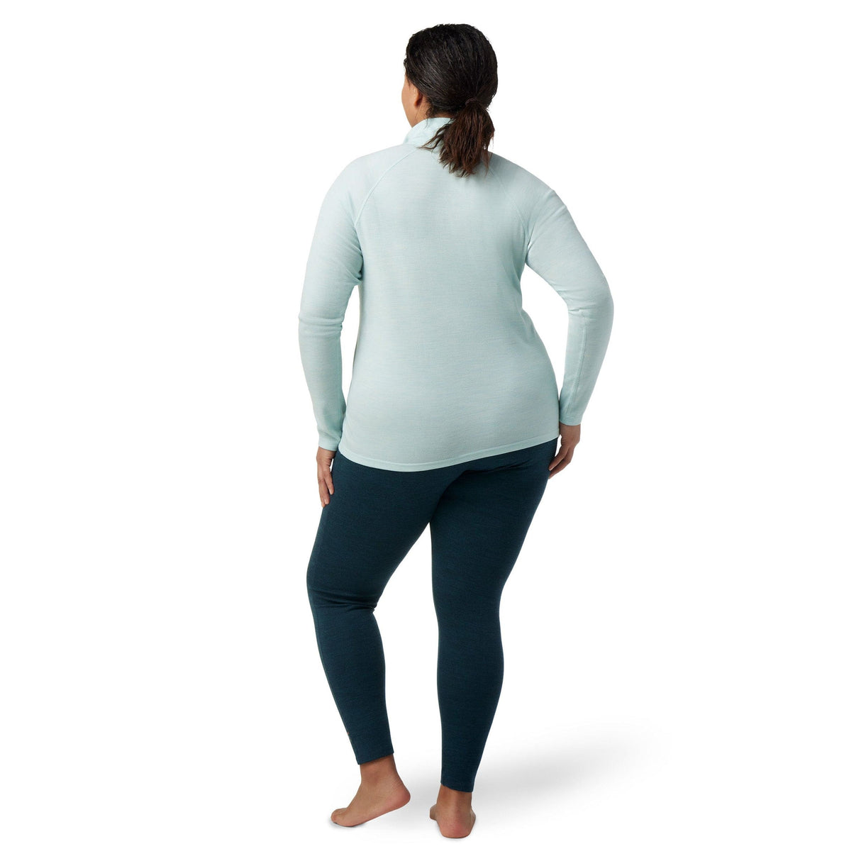 Smartwool Womens Classic Thermal Merino Base Layer 1/4 Zip Plus - Clearance  -