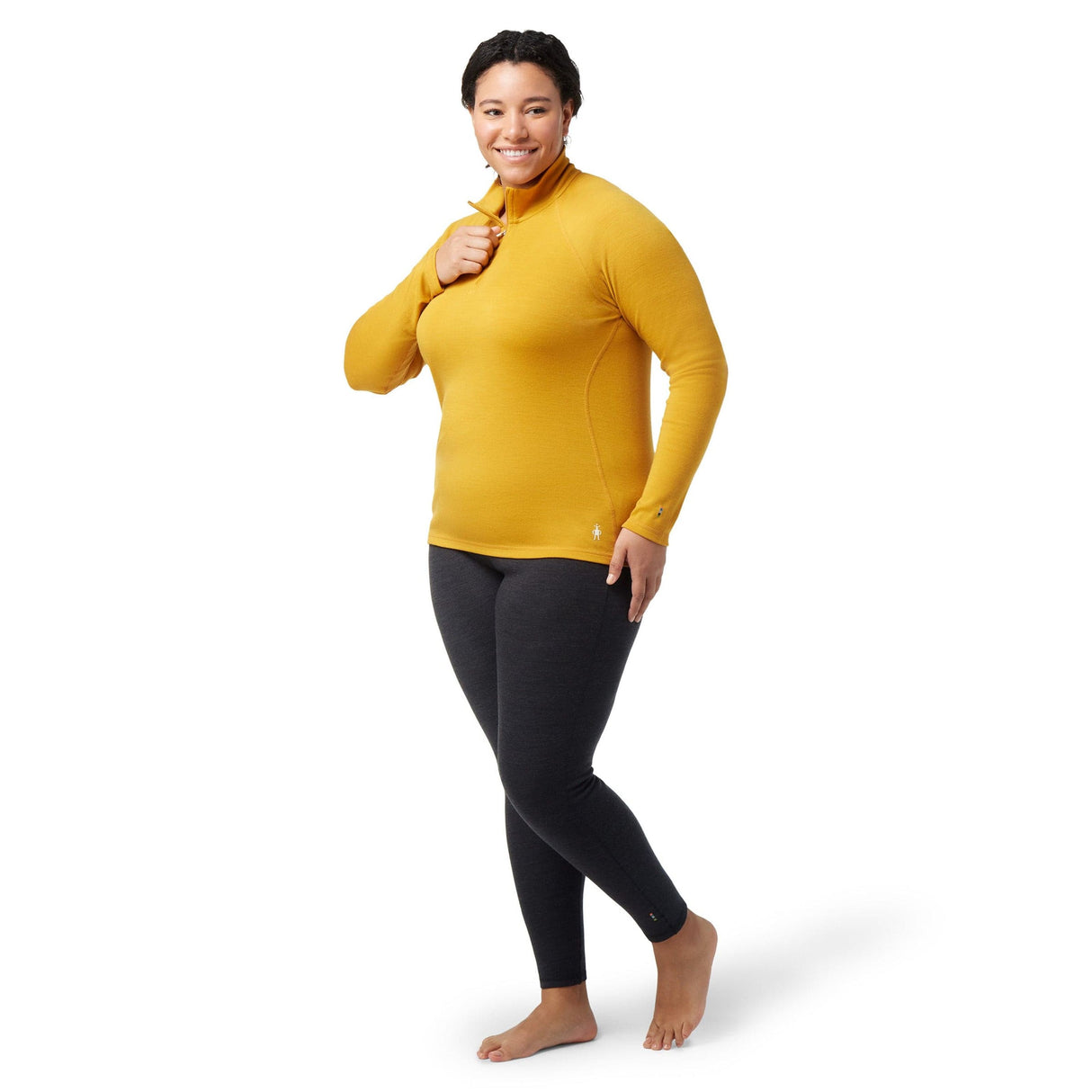 Smartwool Womens Classic Thermal Merino Base Layer 1/4 Zip Plus - Clearance  -