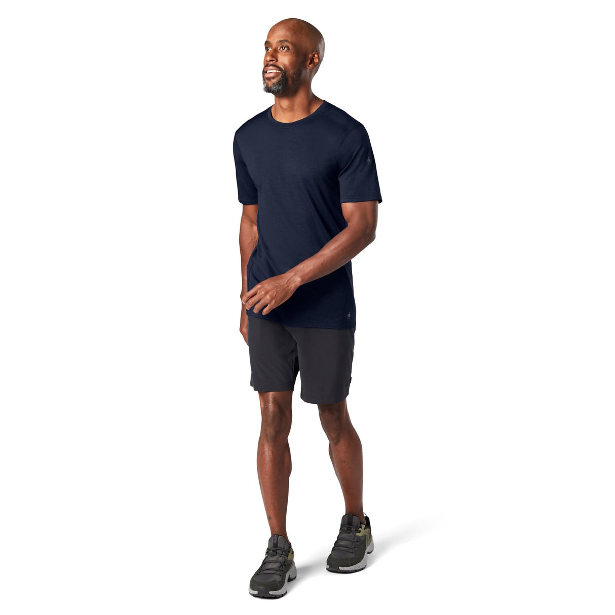 Smartwool Mens Merino Plant-Based Dye Short-Sleeve Tee - Clearance  -  Small / Indigo Blue