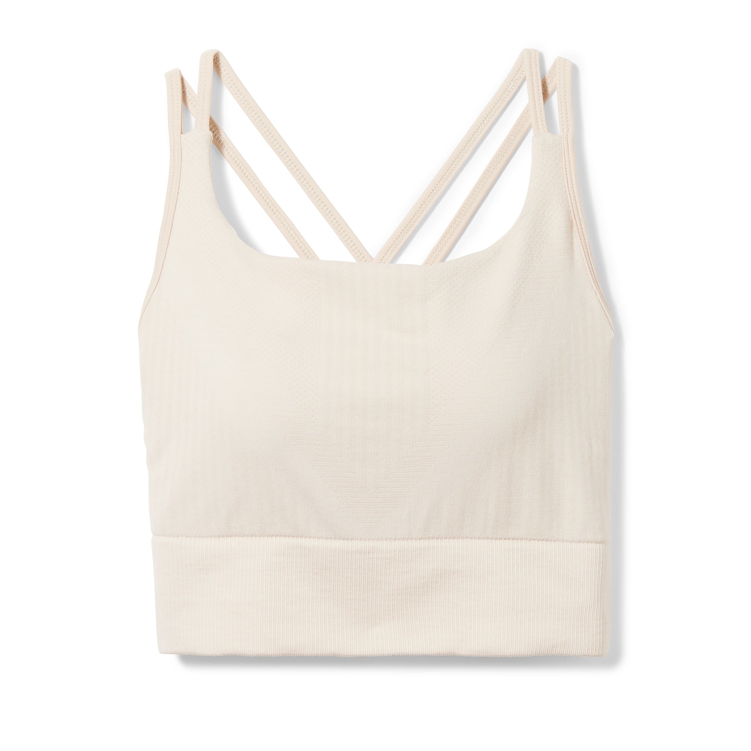 Smartwool Womens Intraknit Strappy Bra - Clearance  -  X-Small / Almond