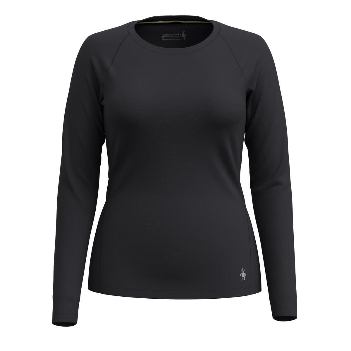 Smartwool Womens Classic All-Season Merino Base Layer Crew - X-Small / Black