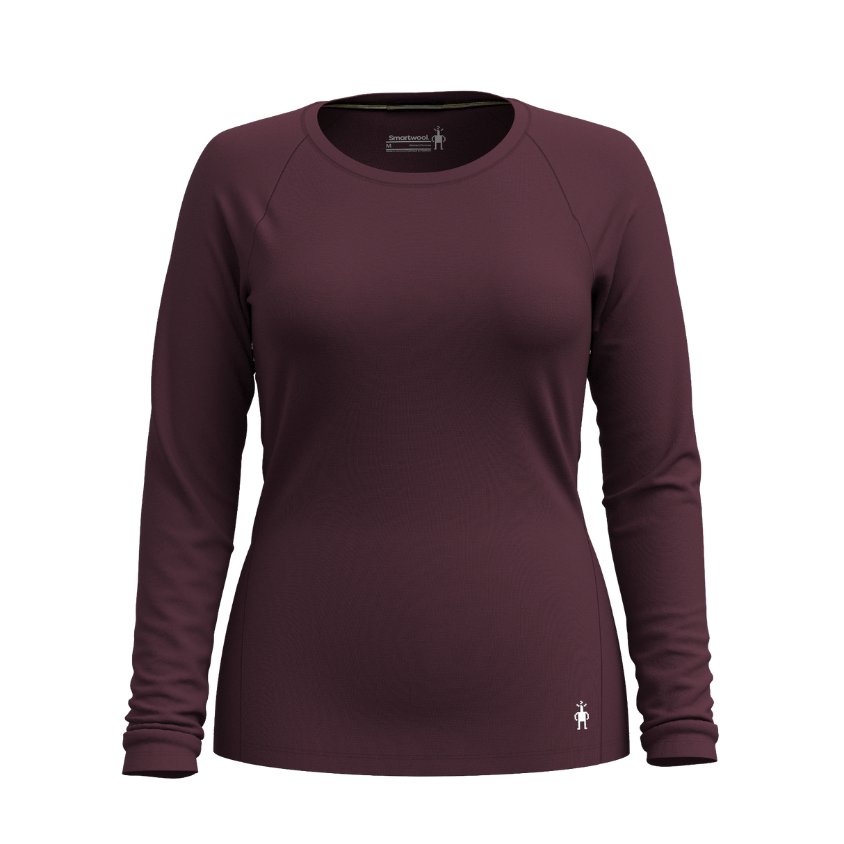Smartwool Womens Classic All-Season Merino Base Layer Crew - Small / Eggplant