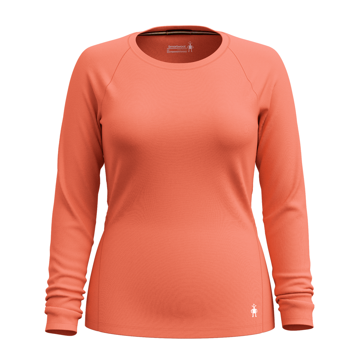 Smartwool Womens Classic All-Season Merino Base Layer Crew - Small / Coral Reef