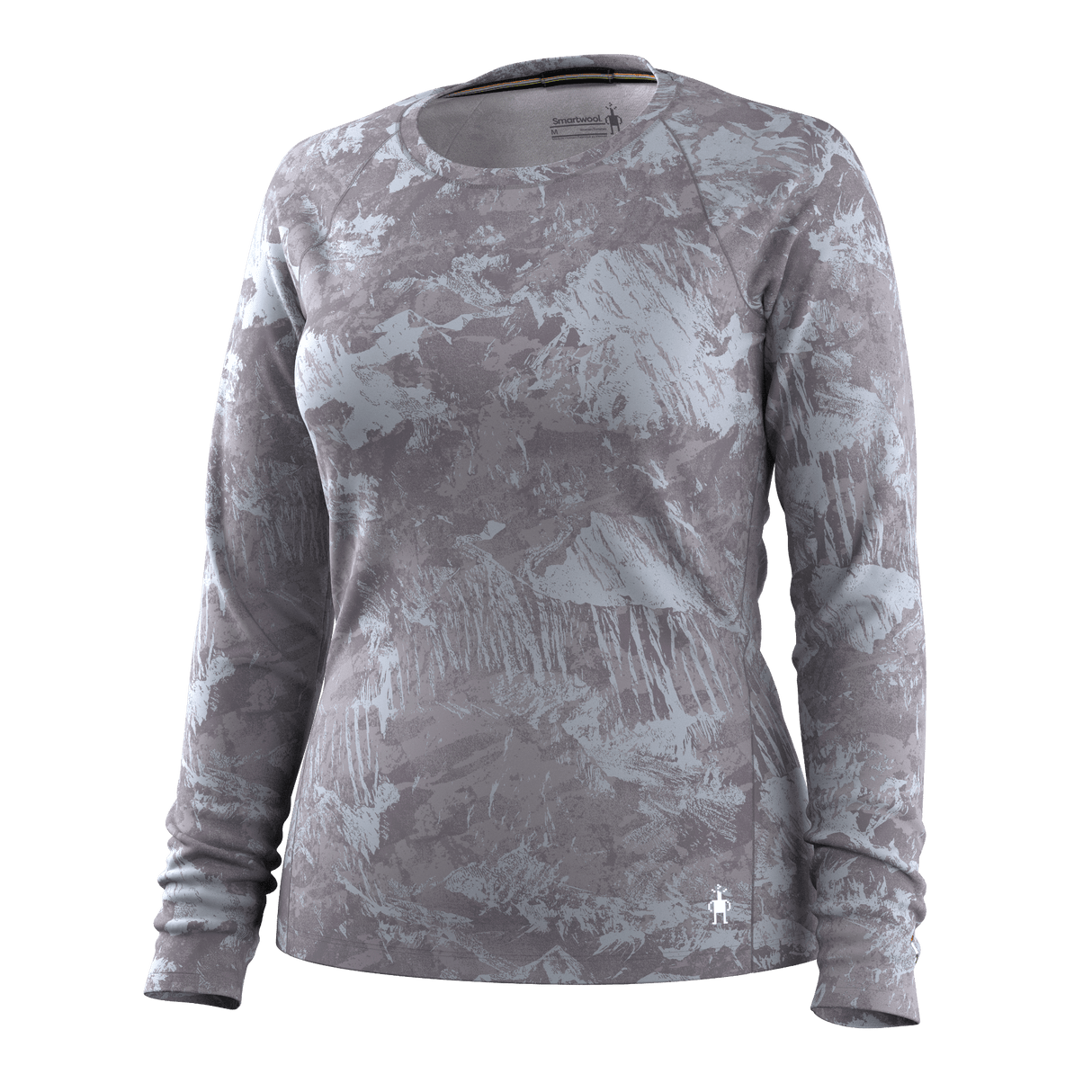 Smartwool Womens Classic All-Season Merino Base Layer Crew - X-Small / Purple Storm Mountain