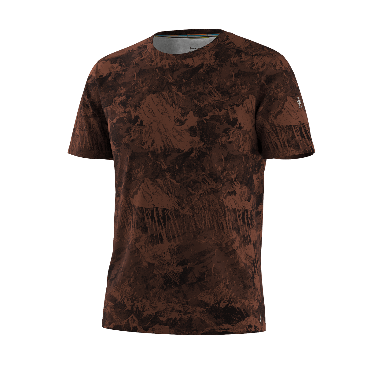 Smartwool Mens Merino Short-Sleeve Tee - Small / Sable Brown Mountain