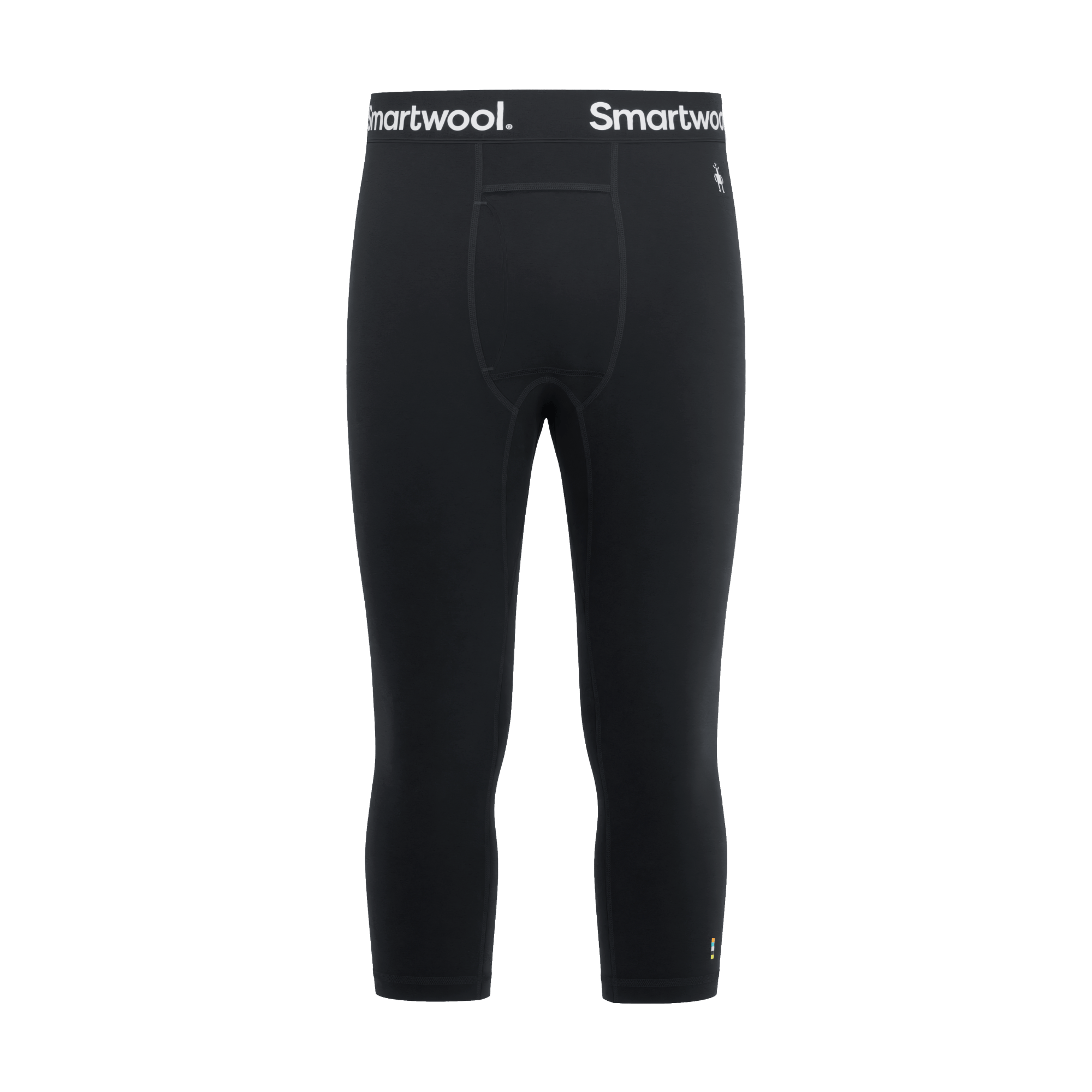Smartwool Mens Classic All-Season Merino Base Layer 3/4 Bottoms  -  Small / Black