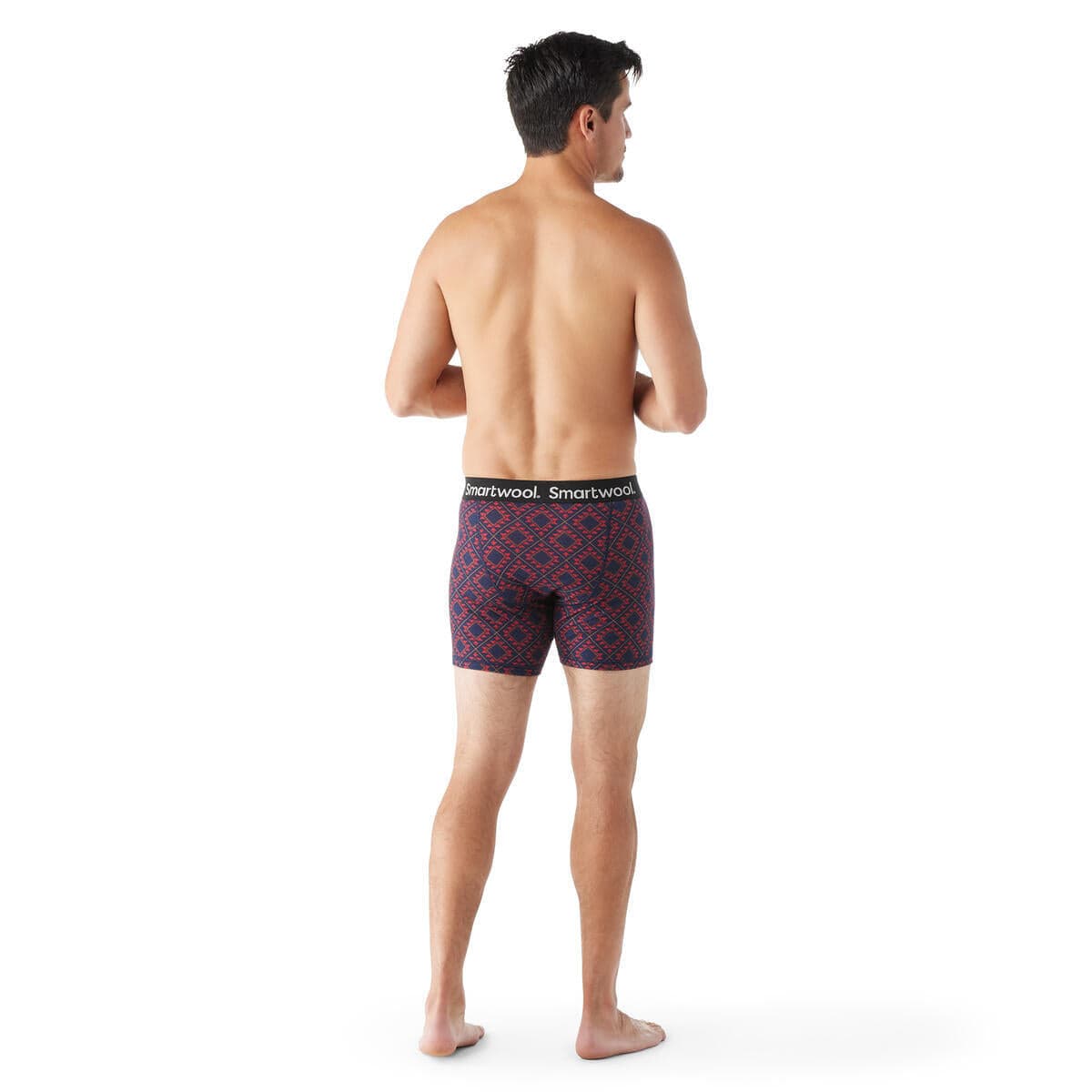 Smartwool Mens Merino Print Boxer Brief - Clearance -