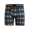 Smartwool Mens Merino Print Boxer Brief - Clearance  -  Small / Deep Navy Paths Crossed
