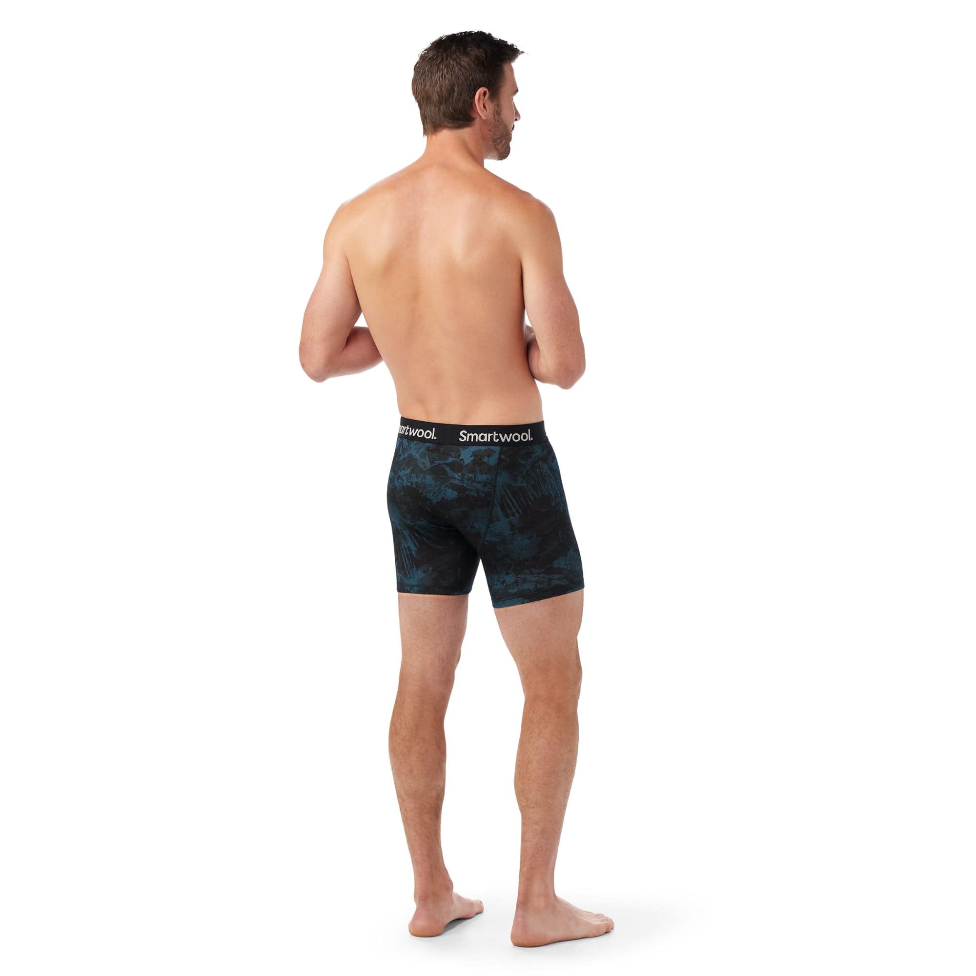 Smartwool Mens Merino Print Boxer Brief  -