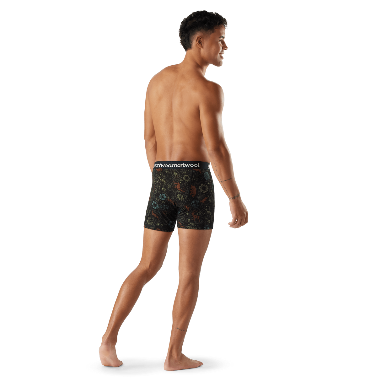 Smartwool Mens Merino Print Boxer Brief -