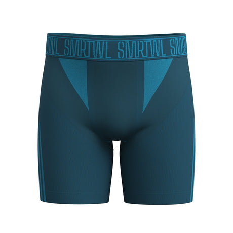 Smartwool Mens Intraknit 6" Boxer Brief - Clearance  -  Small / Twilight Blue/Pool Blue