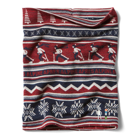 Smartwool Thermal Merino Reversible Neck Gaiter  -  One Size Fits Most / Currant Alpine Apres