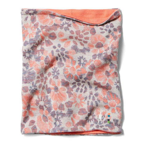 Smartwool Thermal Merino Reversible Neck Gaiter  -  One Size Fits Most / Coral Reef Floral