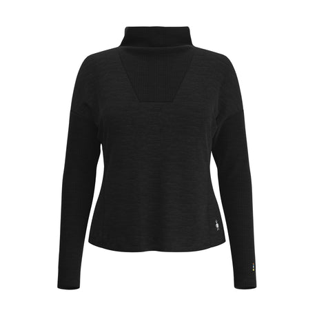 Smartwool Womens Thermal Merino Rib Top - Clearance  -  Small / Black