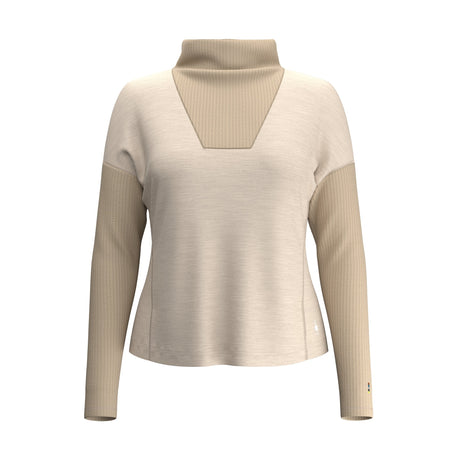 Smartwool Womens Thermal Merino Rib Top - Clearance  -  Medium / Toasted Coconut Heather