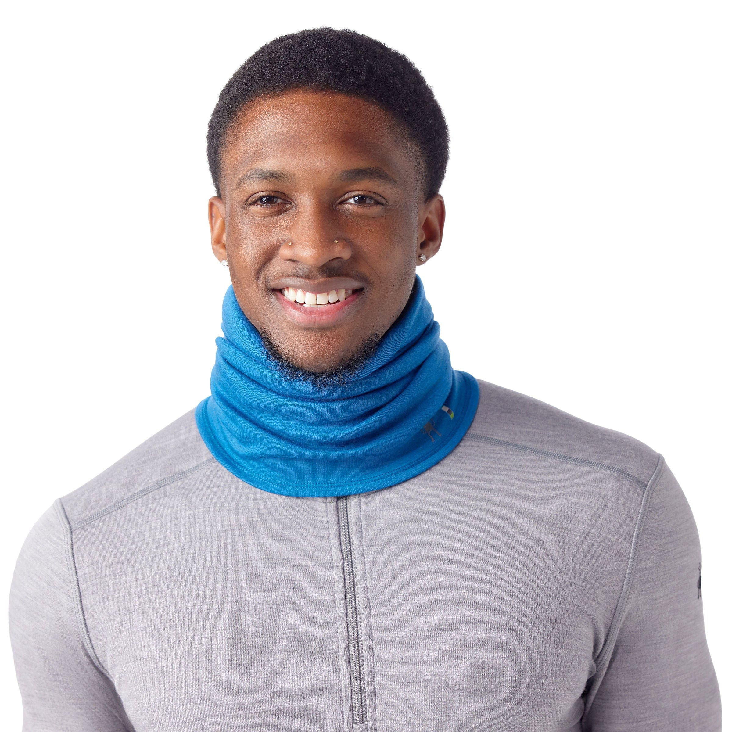 Smartwool Thermal Merino Long Neck Gaiter - Clearance  -  One Size Fits Most / Nival Blue Heather