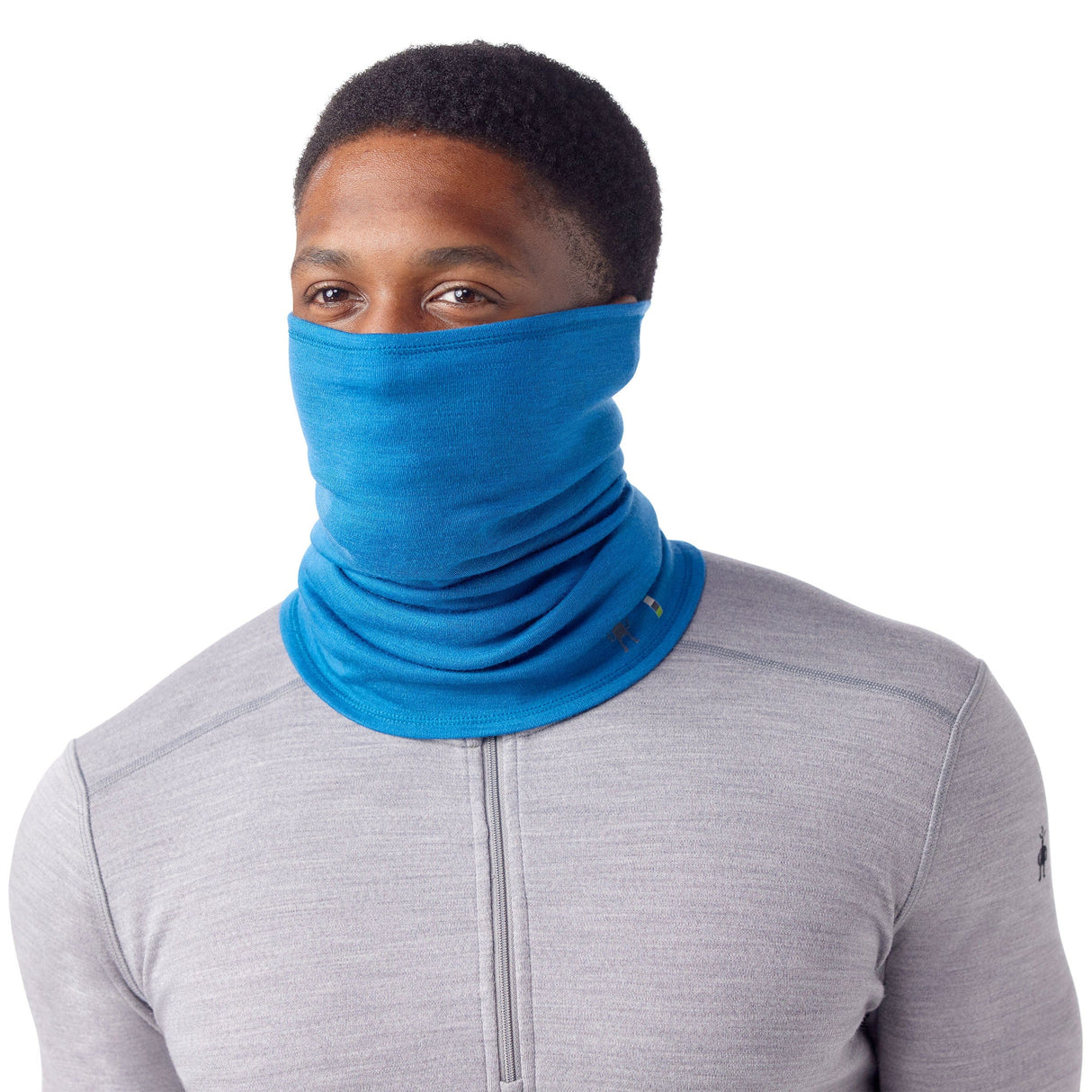 Smartwool Thermal Merino Long Neck Gaiter - Clearance  -  One Size Fits Most / Nival Blue Heather