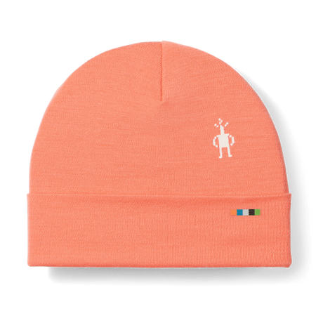 Smartwool Kids Merino 250 Reversible Pattern Cuffed Beanie - Clearance  -  Small/Medium / Coral Reef