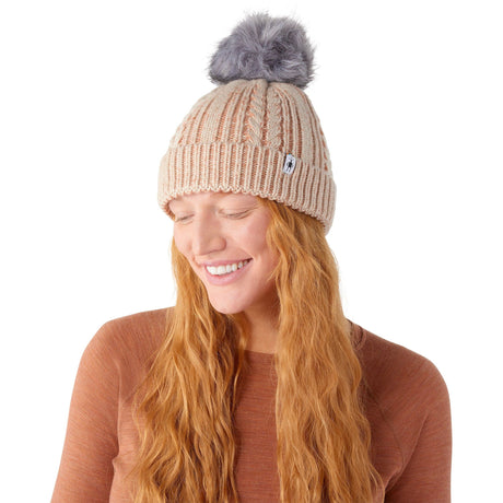 Smartwool Womens Ski Town Hat - Clearance  -  One Size Fits Most / Almond