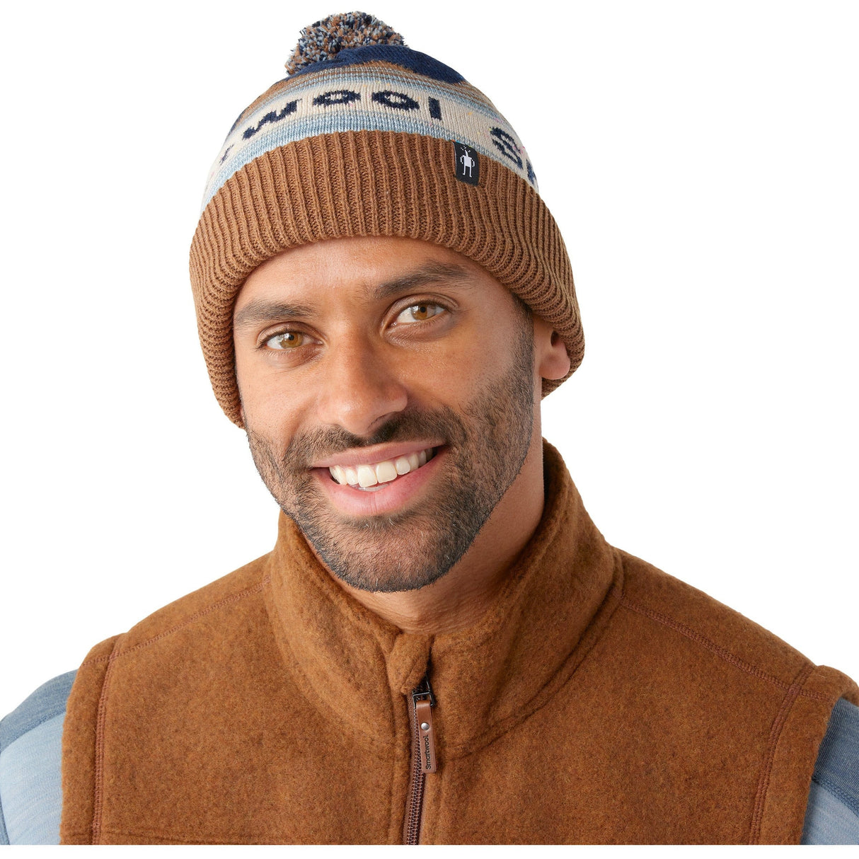 Smartwool Knit Winter Pattern Pom Beanie - Clearance  -