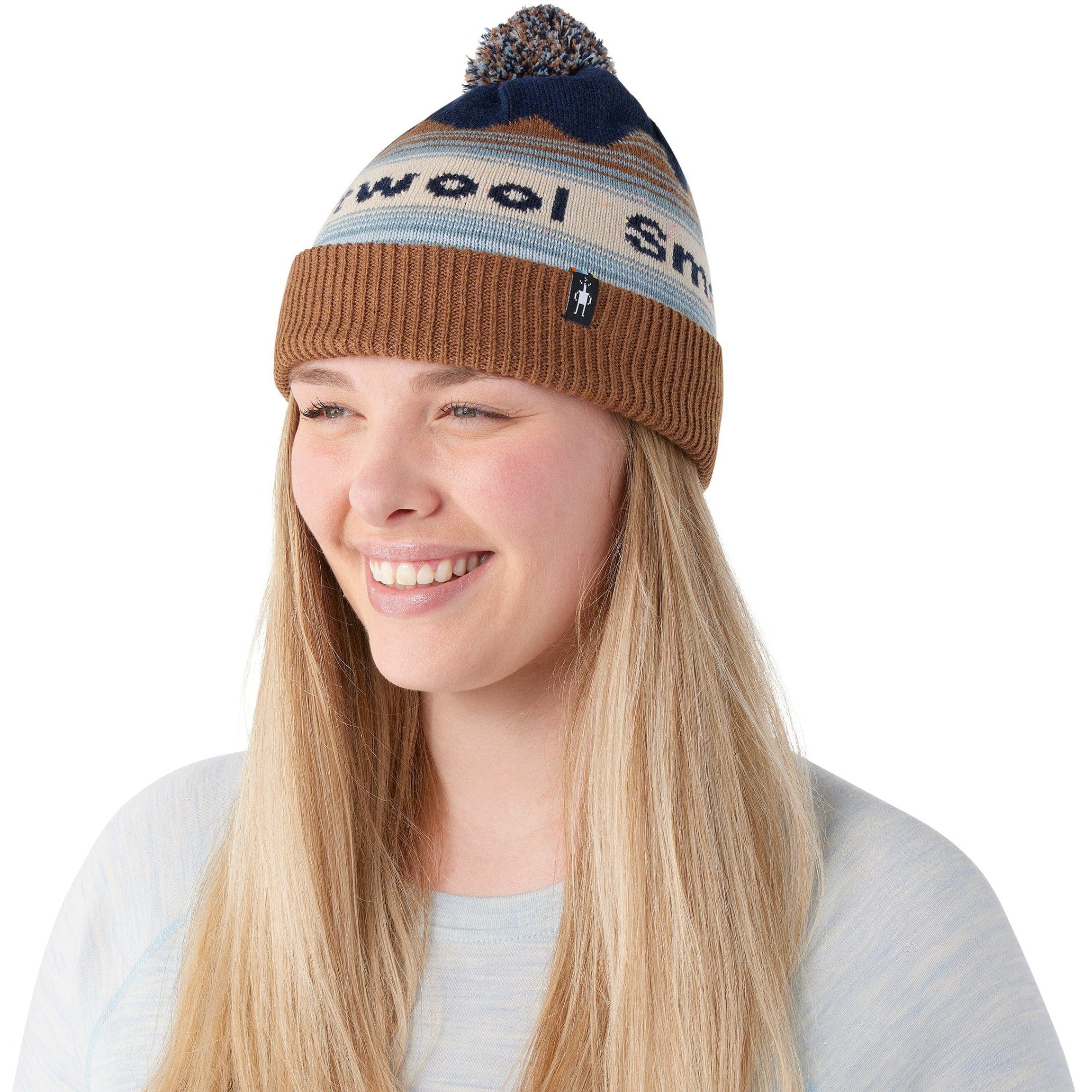 Smartwool Knit Winter Pattern Pom Beanie - Clearance  -