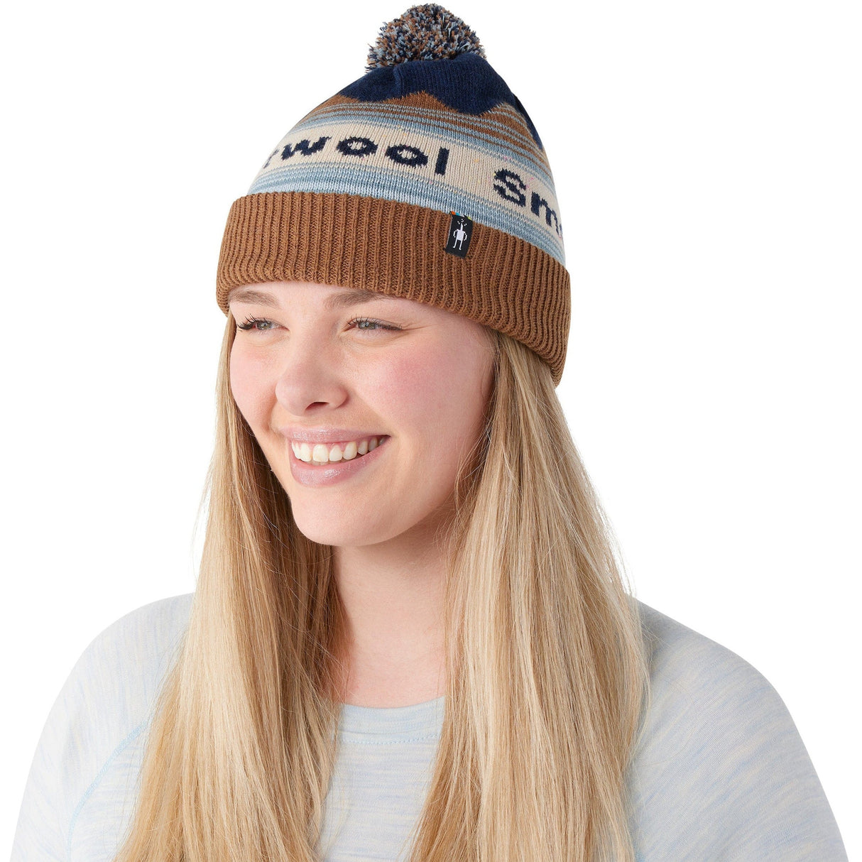 Smartwool Knit Winter Pattern Pom Beanie - Clearance  -
