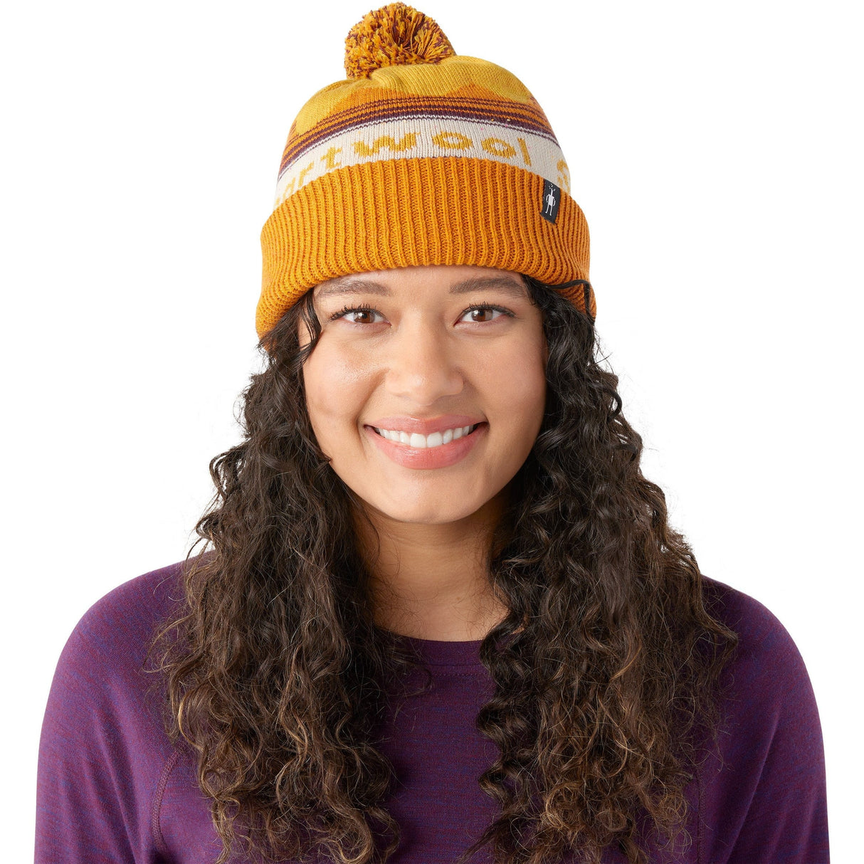 Smartwool Knit Winter Pattern Pom Beanie - Clearance  -