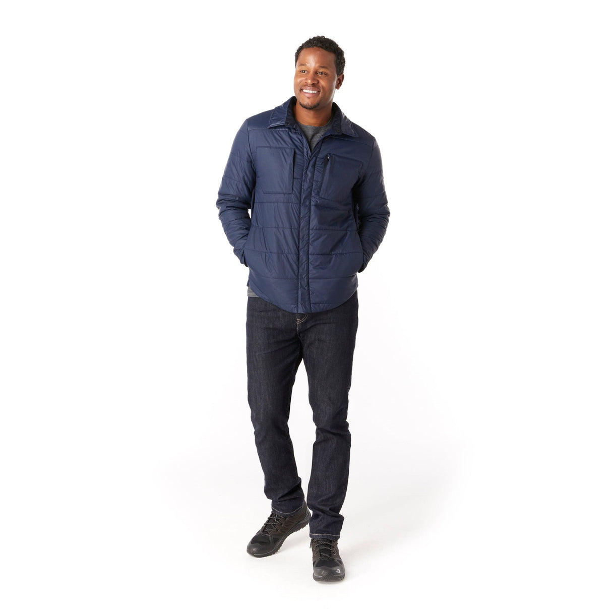 Smartwool Mens Smartloft 60 Shirt Jacket - Clearance  -  Large / Deep Navy