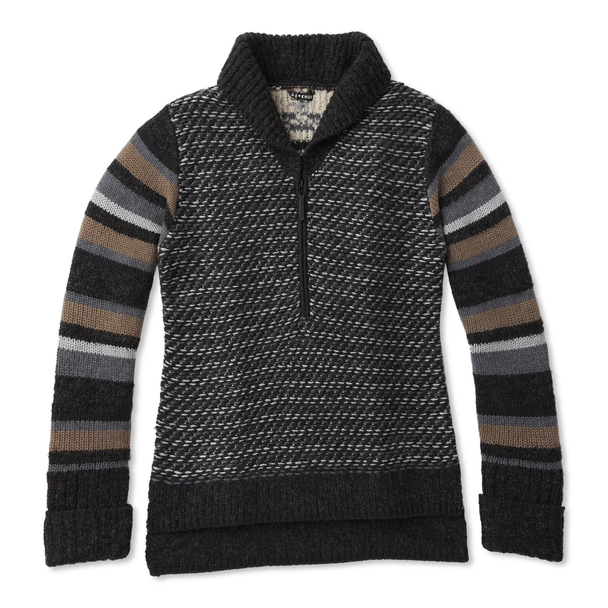 Smartwool Womens CHUP Potlach 1/2 Zip Sweater - Clearance  -  Small / Charcoal Heather