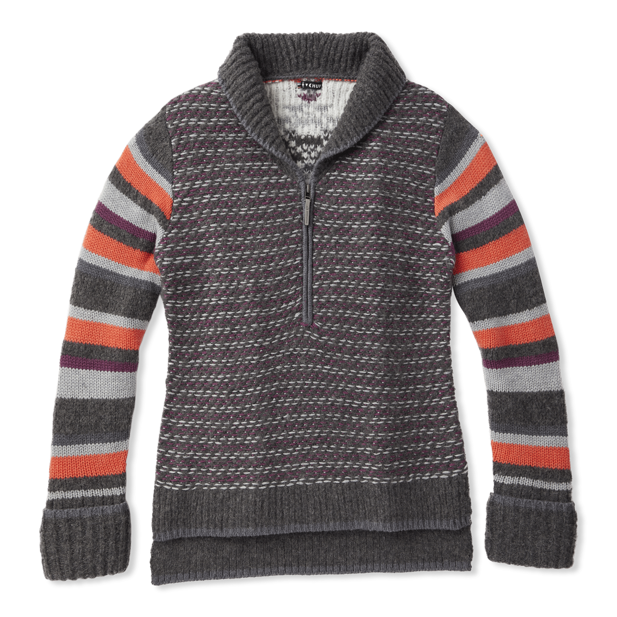 Smartwool Womens CHUP Potlach 1/2 Zip Sweater - Clearance  -  X-Small / Medium Gray Heather
