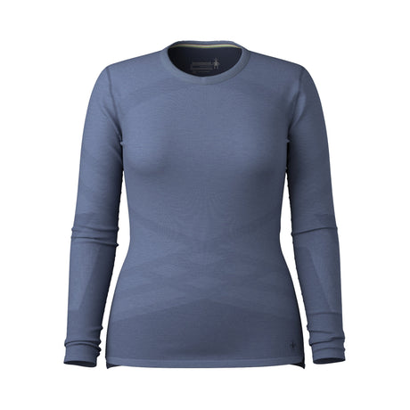 Smartwool Womens Intraknit Thermal Merino Base Layer Crew  -  Medium / Nightfall Blue/Deep Navy
