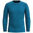 Smartwool Mens Intraknit Thermal Merino Base Layer Crew - Clearance  -  Medium / Nival Blue/Deep Navy