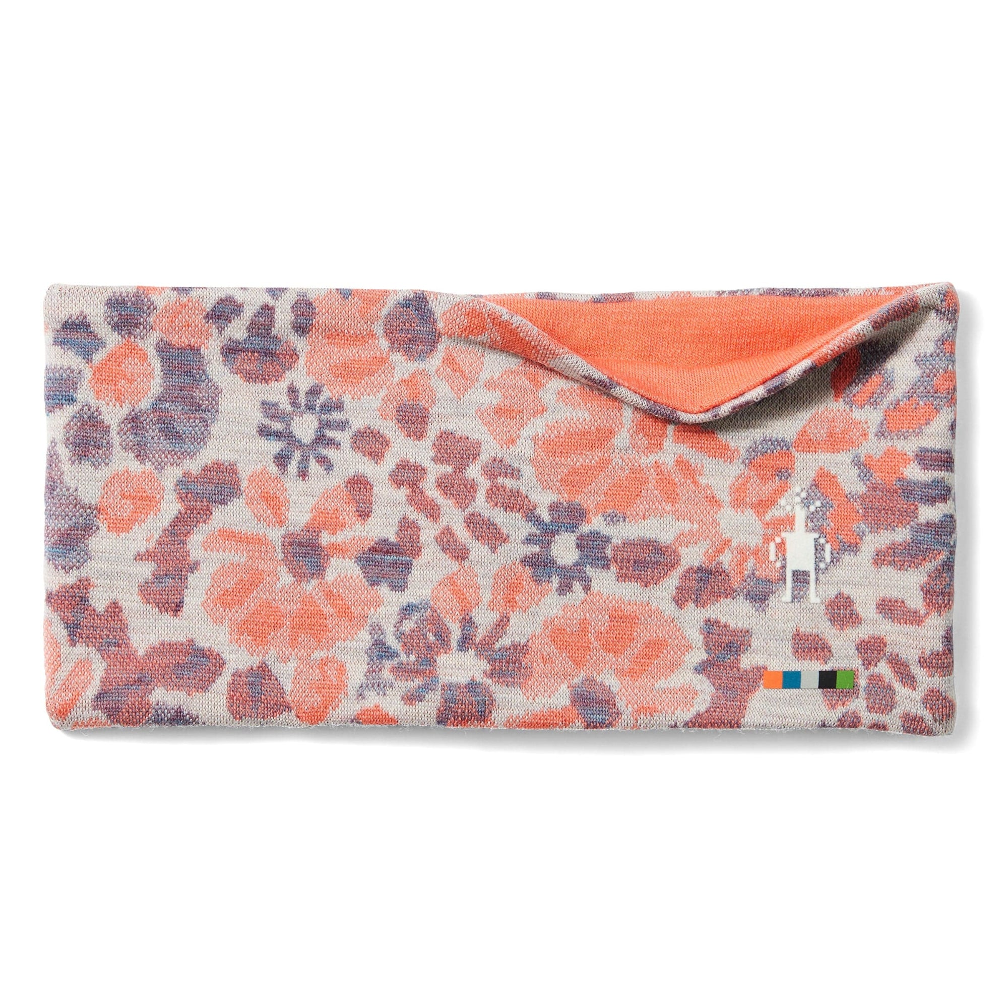 Smartwool Thermal Merino Reversible Headband  -  One Size Fits Most / Coral Reef Floral