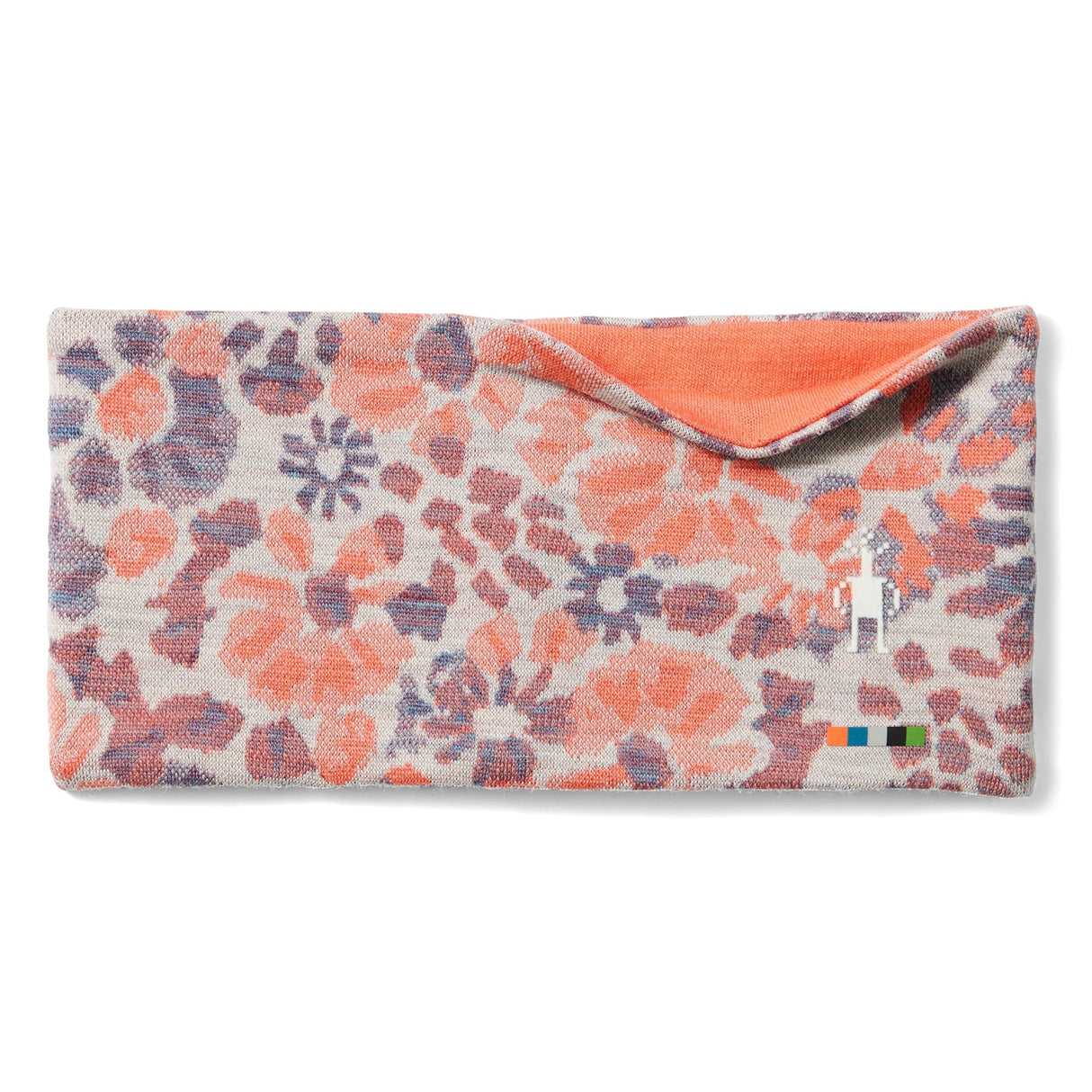 Smartwool Thermal Merino Reversible Headband  -  One Size Fits Most / Coral Reef Floral