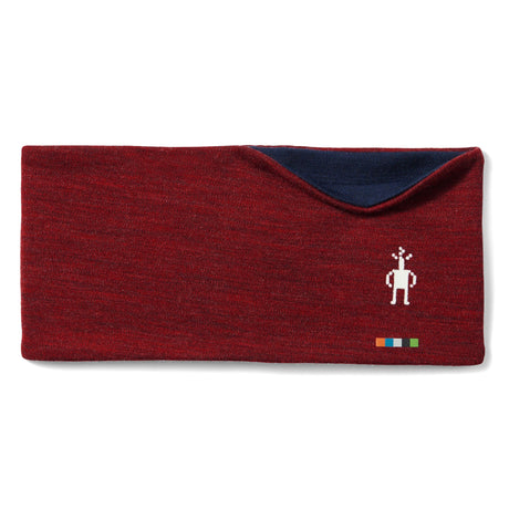 Smartwool Thermal Merino Reversible Headband  -  One Size Fits Most / Deep Navy/Currant Heather
