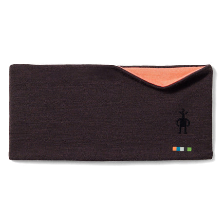 Smartwool Thermal Merino Reversible Headband  -  One Size Fits Most / Mink/Coral Reef