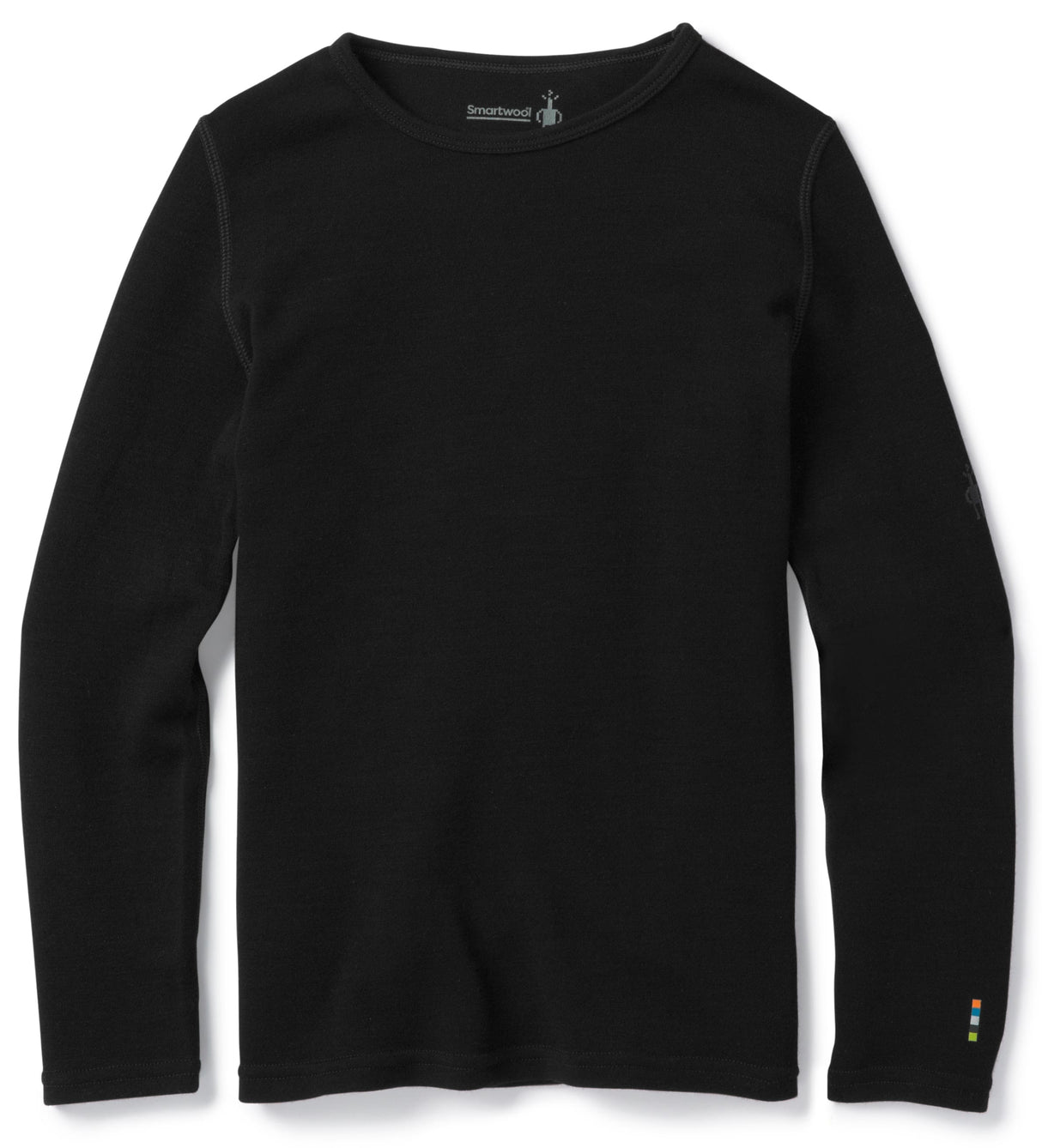 Smartwool Kids Classic Thermal Merino Base Layer Crew  -  XX-Small / Black