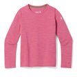 Smartwool Kids Classic Thermal Merino Base Layer Crew - Clearance  -  X-Small / Garden Pink Heather