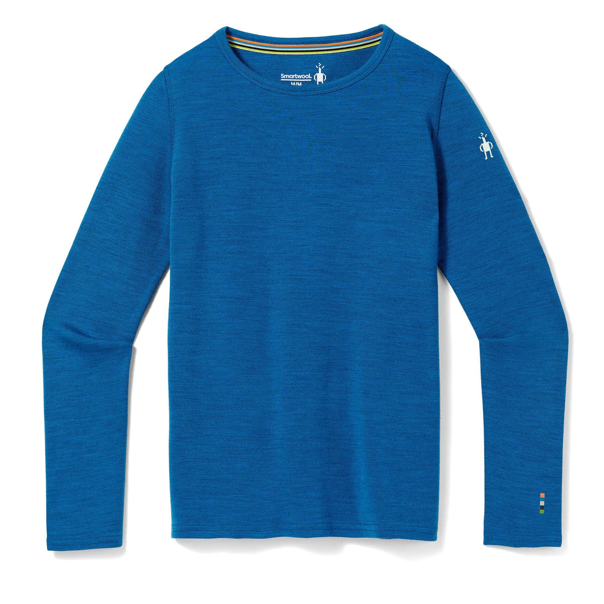 Smartwool Kids Classic Thermal Merino Base Layer Crew  -  XX-Small / Nival Blue Heather
