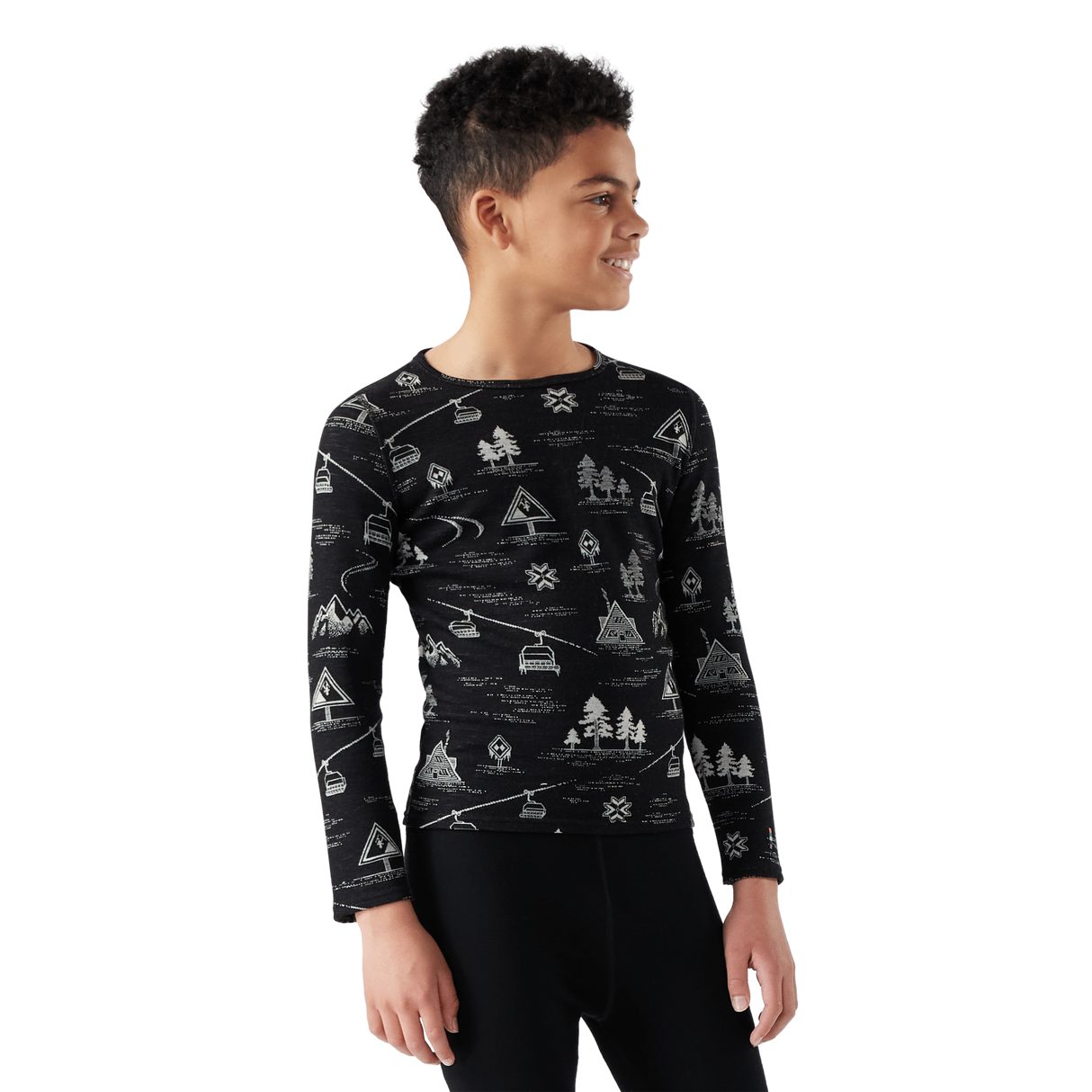Smartwool Kids Classic Thermal Merino Base Layer Crew  -