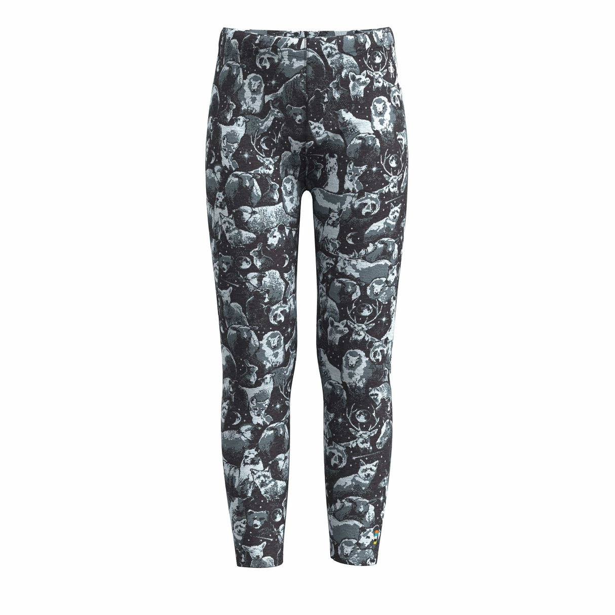 Smartwool Kids Classic Thermal Merino Base Layer Bottoms - Clearance  -  Medium / Winter Sky Animals