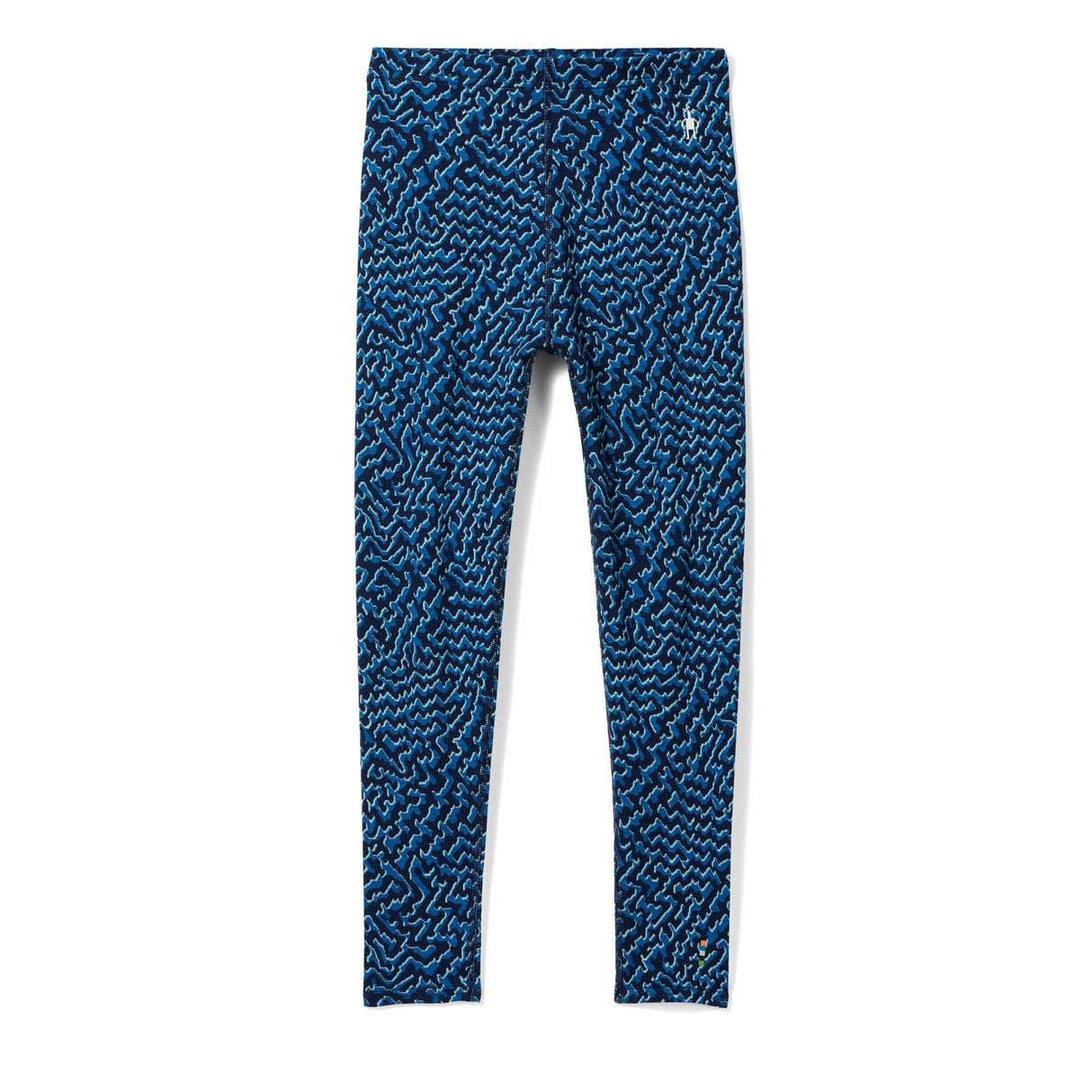 Smartwool Kids Classic Thermal Merino Base Layer Bottoms  -  X-Small / Nival Blue Retro Line