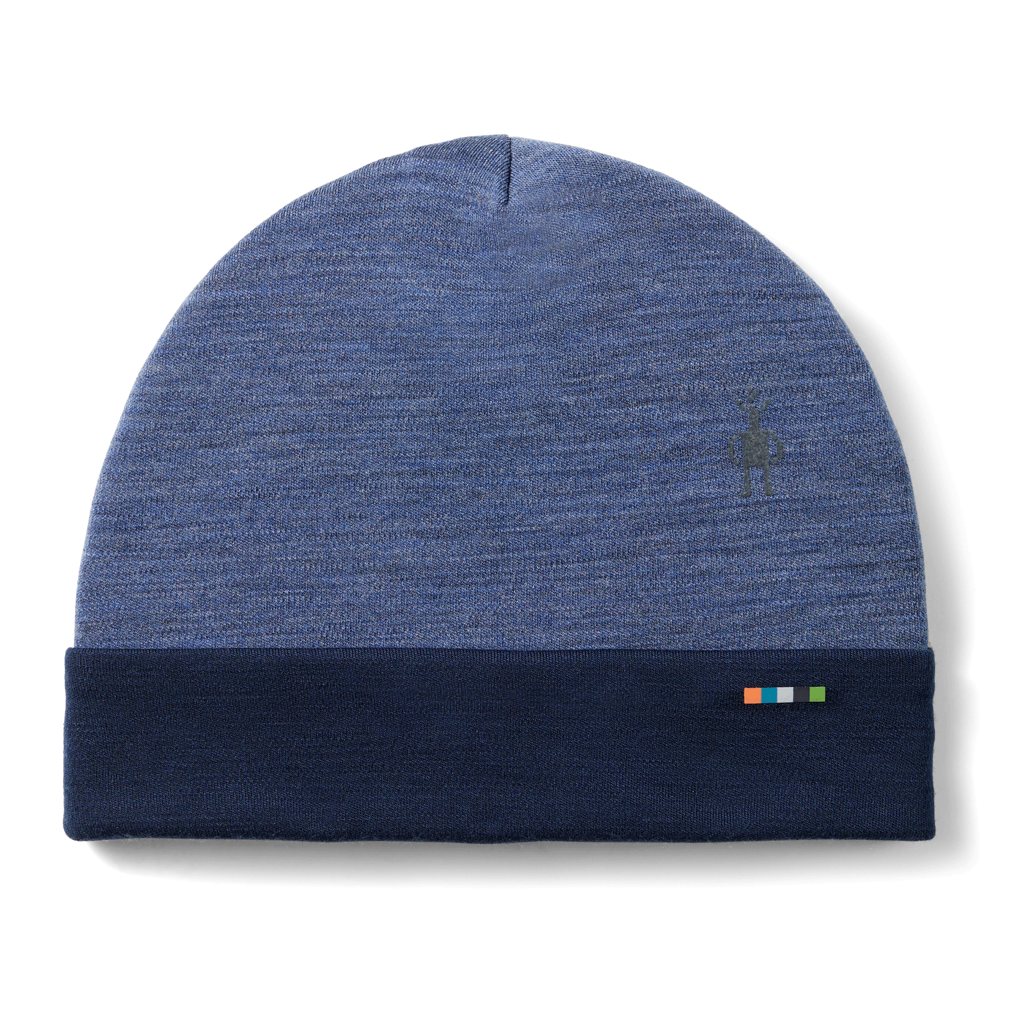 Smartwool Thermal Merino Reversible Cuffed Beanie  -  One Size Fits Most / Nightfall Blue/Deep Navy