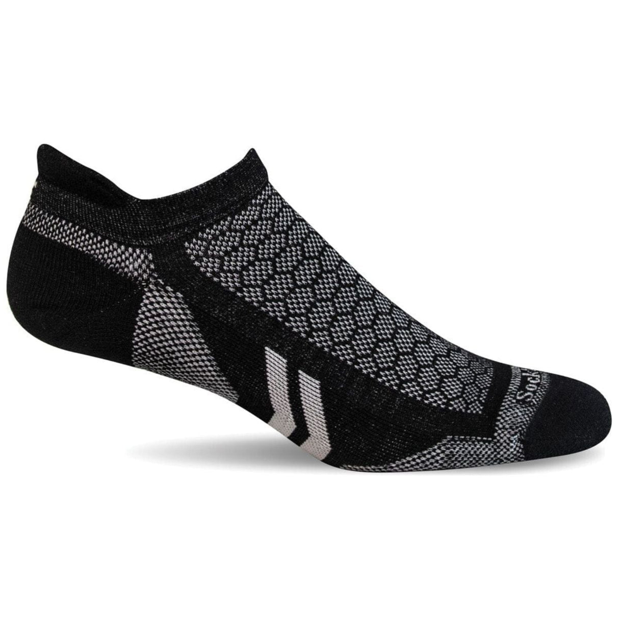 Sockwell Womens Incline II Micro Moderate Compression Socks - Small/Medium / Black