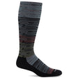 Sockwell Mens Digi Space-Dye Moderate Compression Socks  -  Medium/Large / Black