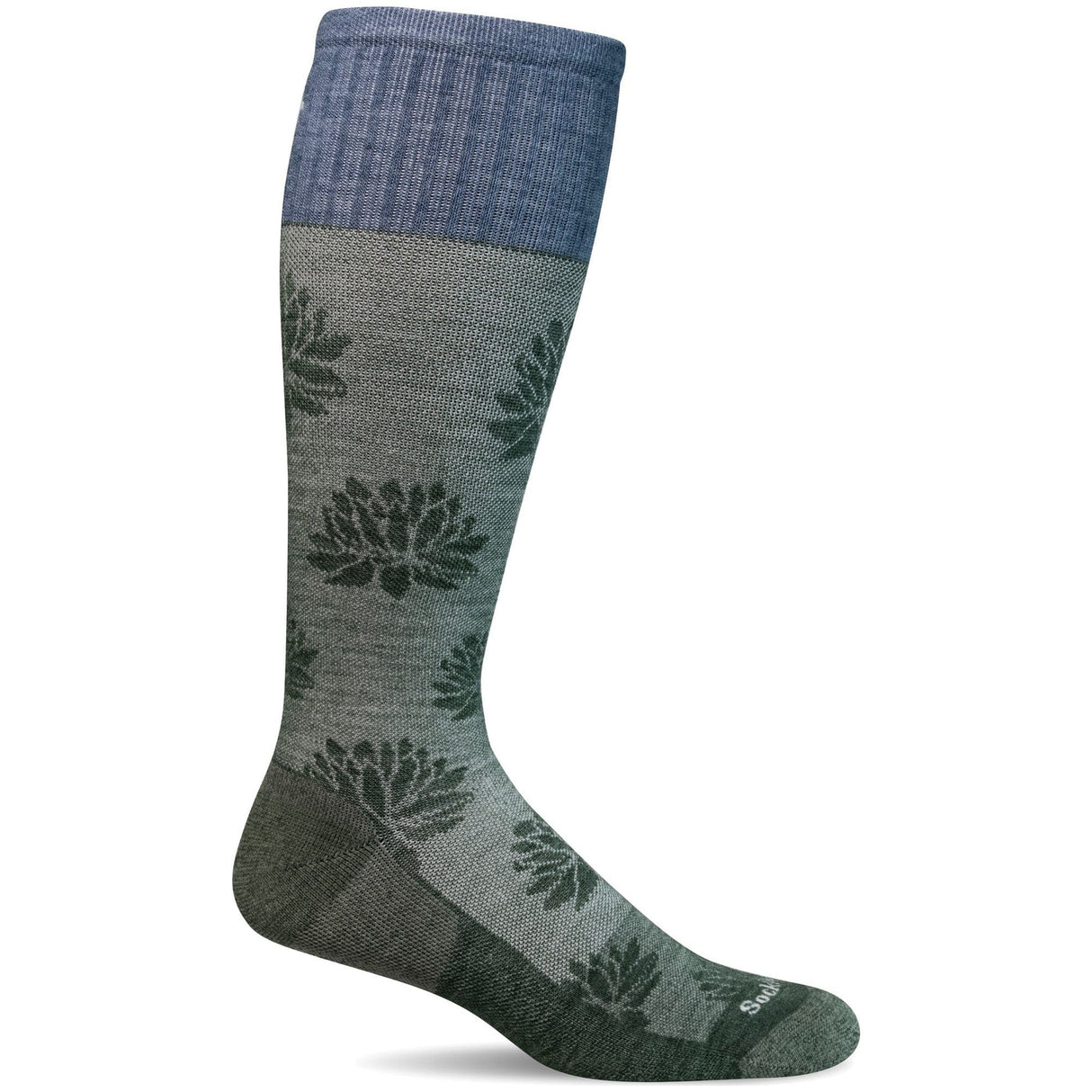 Sockwell Womens Lotus Lift Firm Compression Knee High Socks  -  Small/Medium / Juniper
