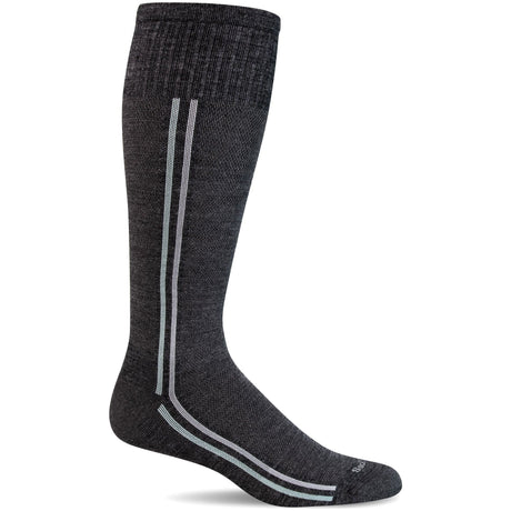 Sockwell Mens Retro Race Moderate Compression Socks  -  Medium/Large / Charcoal