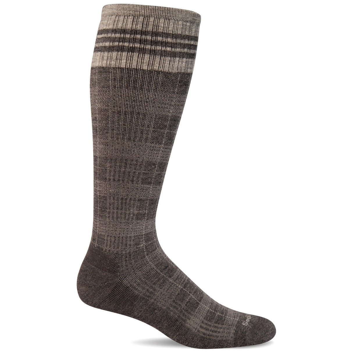 Sockwell Mens Tartan Firm Compression Socks  -  Medium/Large / Charcoal