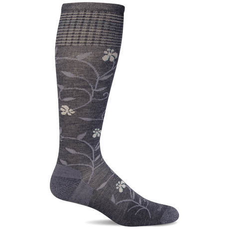 Sockwell Womens Full Sun Wide Calf Fit Moderate Compression Socks  -  Small/Medium / Denim